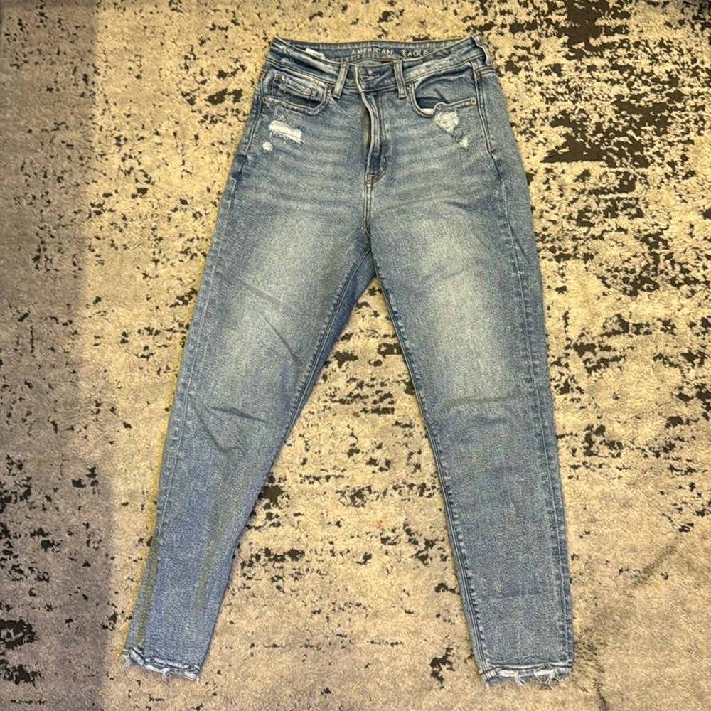 American eagle mom jeans size 4